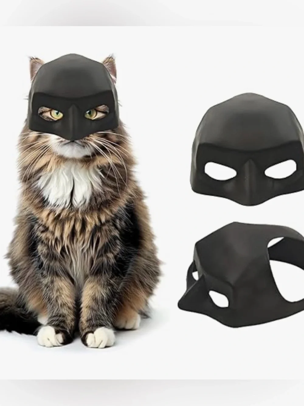 🦇 New! Cat Batman Mask w Strap Feline Superhero Cosplay Cat Costume